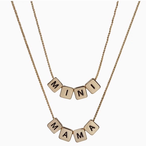 NWT LC Lauren Conrad "Mini" & "Mama" Necklace Set Mother’s Day gift 💝 - Picture 2 of 5